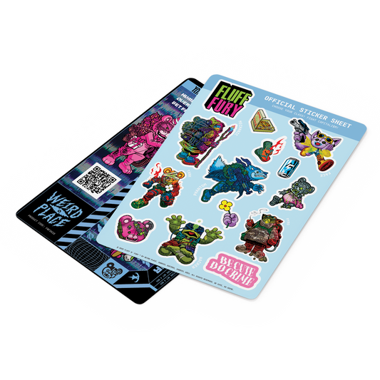 Fluff n' Fury Official Sticker Sheet