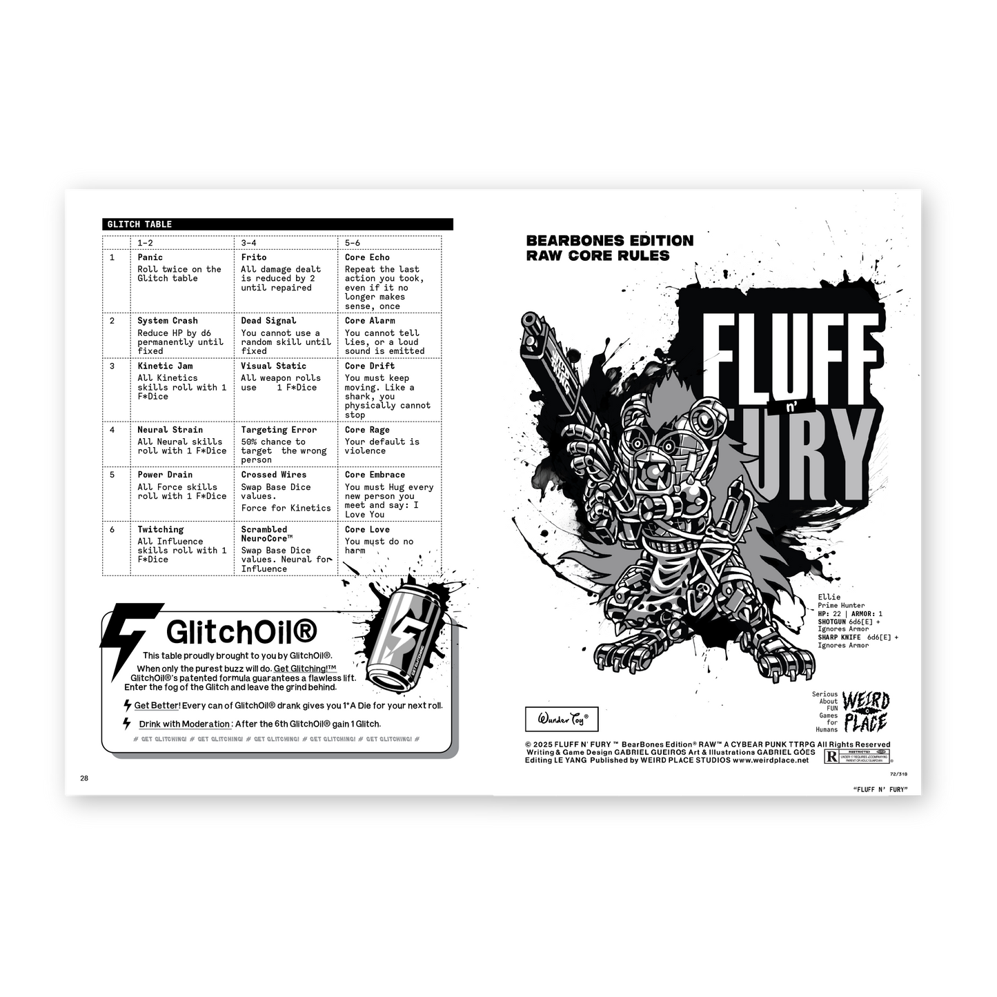 Fluff n' Fury - BearBones Edition